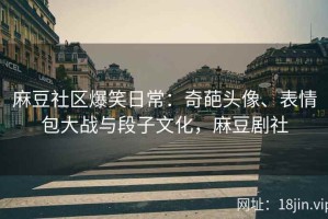 麻豆社区爆笑日常：奇葩头像、表情包大战与段子文化，麻豆剧社