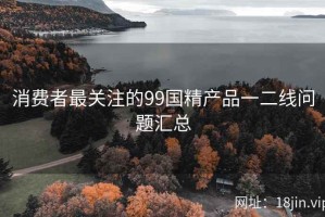 消费者最关注的99国精产品一二线问题汇总