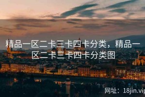精品一区二卡三卡四卡分类，精品一区二卡三卡四卡分类图