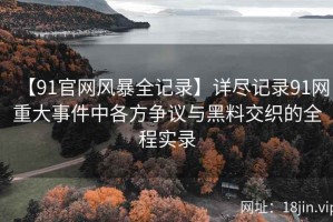 【91官网风暴全记录】详尽记录91网重大事件中各方争议与黑料交织的全程实录