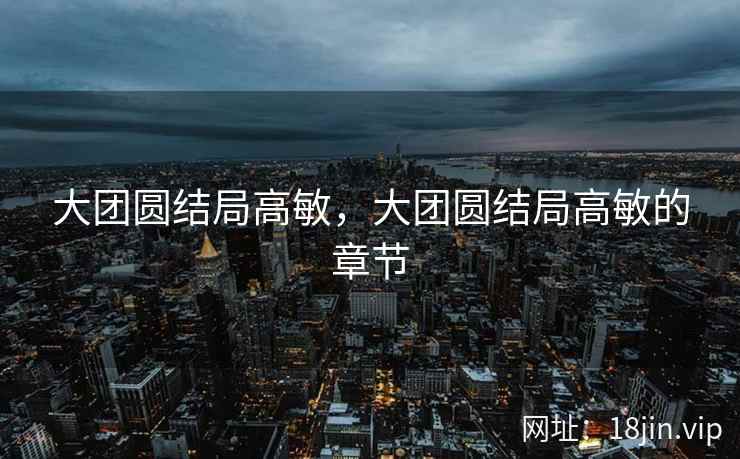 大团圆结局高敏，大团圆结局高敏的章节