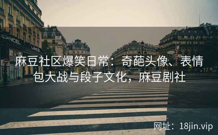 麻豆社区爆笑日常：奇葩头像、表情包大战与段子文化，麻豆剧社
